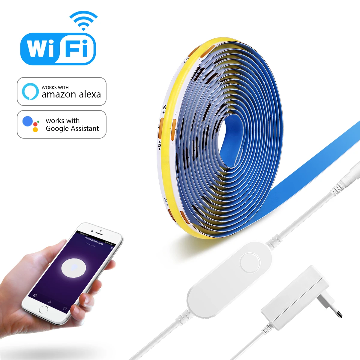 

Светодиодная лента с Wi-Fi, 12 В, 3 цвета