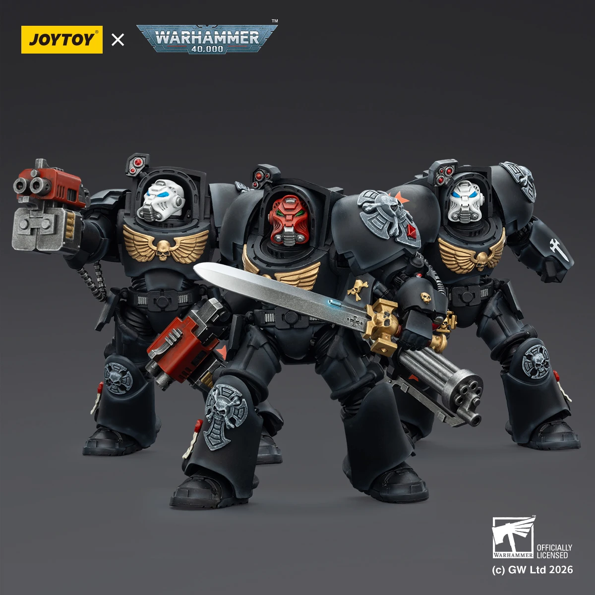 В наличии: Фигурка JOYTOY Warhammer 40K Black Templars Helbrecht Lombast Intercessor Revenge Valtus Terminator 118 (art.: 3920dab8fc75e) - 3920dab8fc75e