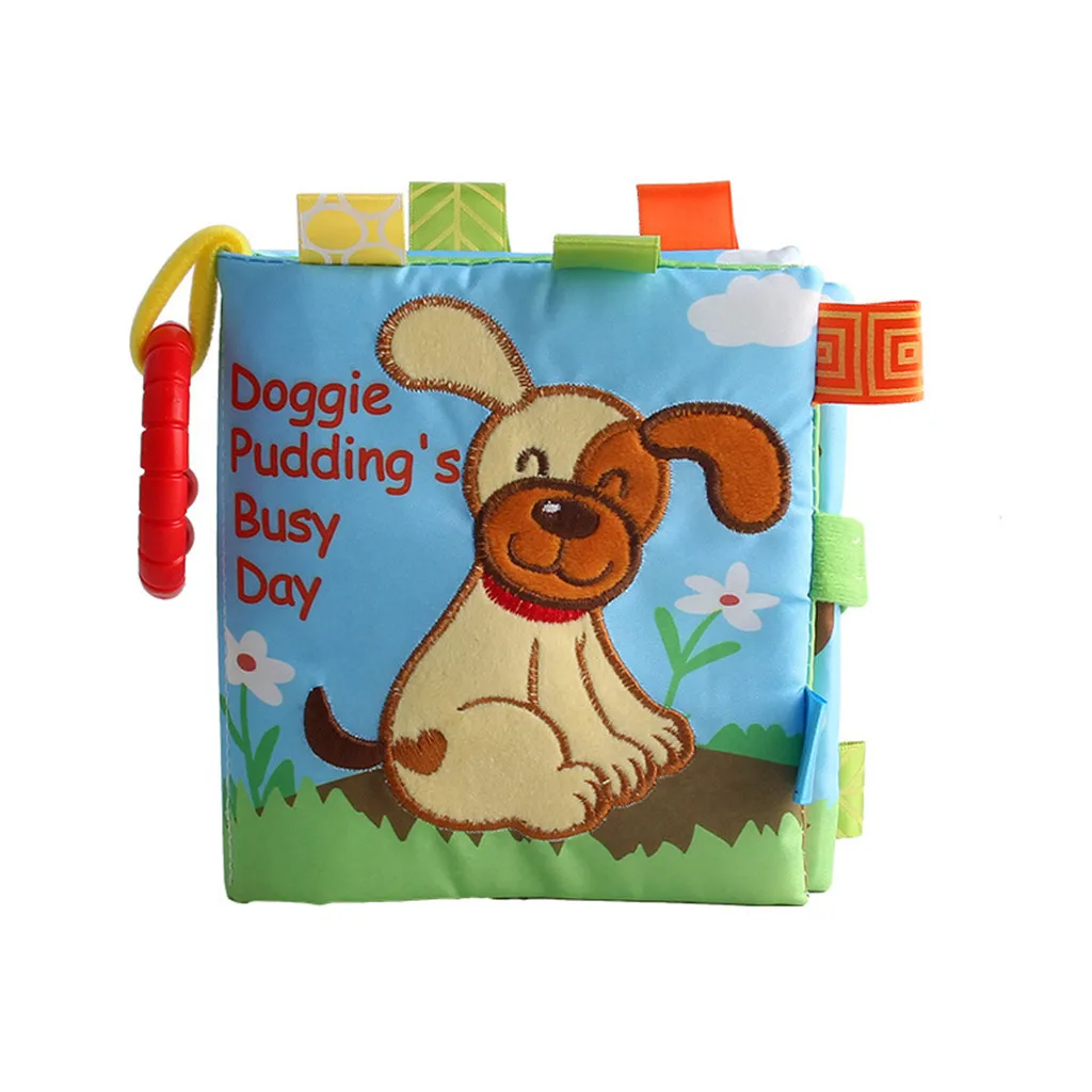 

Development Book Toy Educational Animal Sound Baby Intelligence Kids 3D Cloth Education