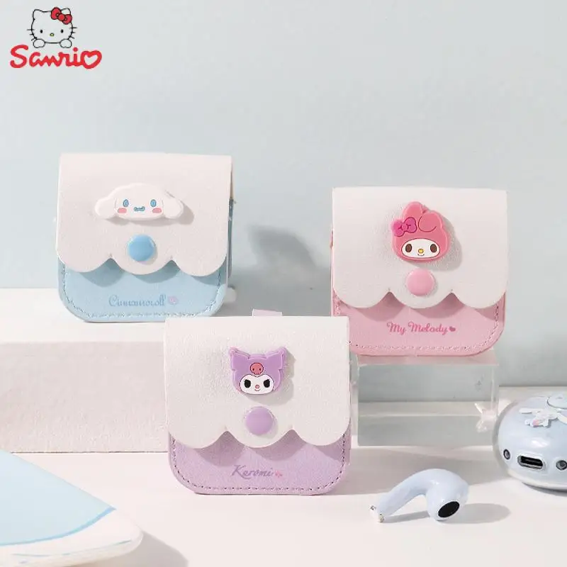 

Sanrio наушники, цвет Коричный, милая мультяшная мини-защитная сумка, Беспроводная Bluetooth Подлинная