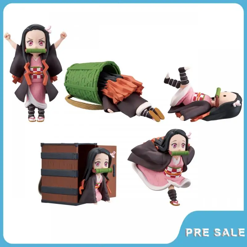 

7Cm Pre Sale Demon Slayer Kamado Nezuko Q Version Anime Action Figure Original Hand Made Toy Peripherals Collection Kawaii Gifts