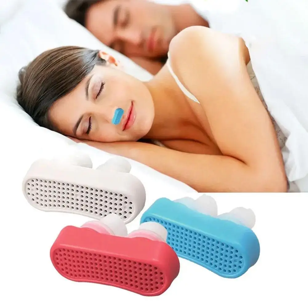 

Sleeping Anti Schnarchen Nase Clip Silicone Magnetic Anti Snoring Nose Clips Breathing Stop Snore Apnea Antisnoring Clip Device