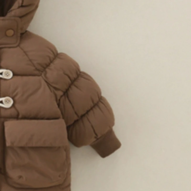 Пальто Bread Jacket, утепленное хлопковое пальто для девочек, в корейском стиле, однотонное пальто-принцесса для зимы (art.: 3920cfee90352) - 3920cfee90352