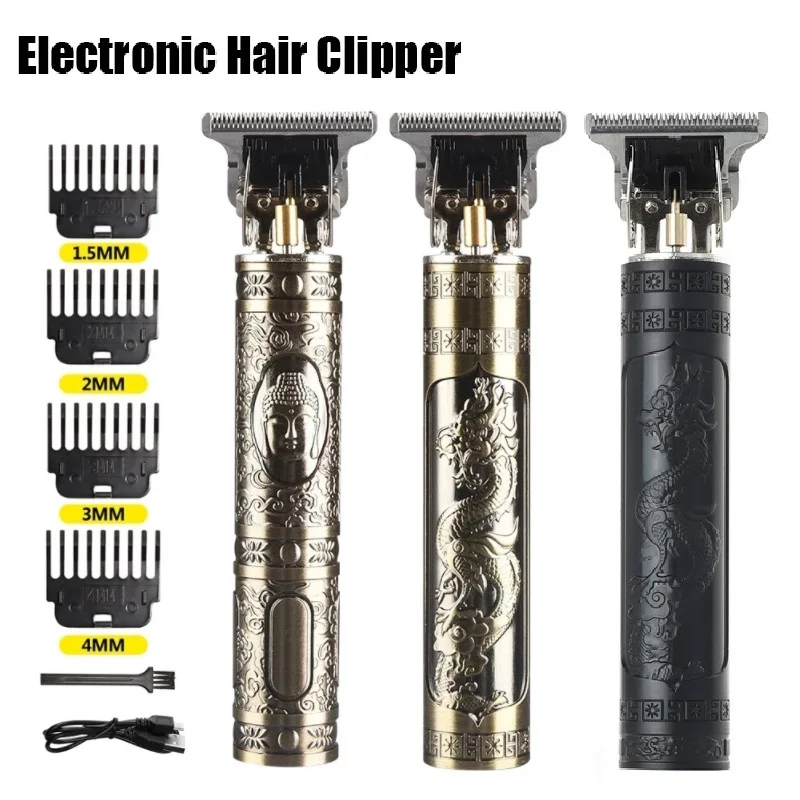 For Men 0mm Barber Hair Cutting Machine Cordless Beard Shave