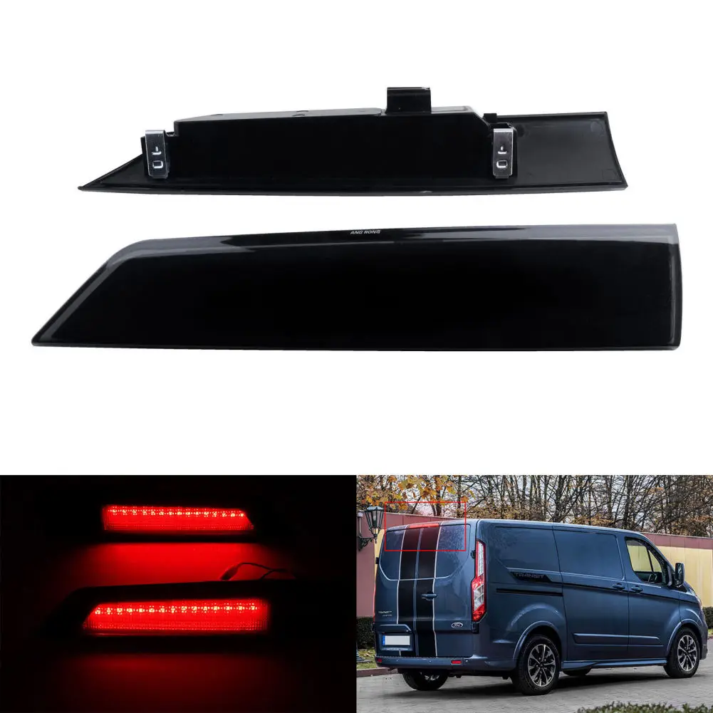 

High Mount LED Stop Light Rear Center 3rd Brake Light Compatible For Transit Custom 2012-2021 Replaces 2009952 2009953