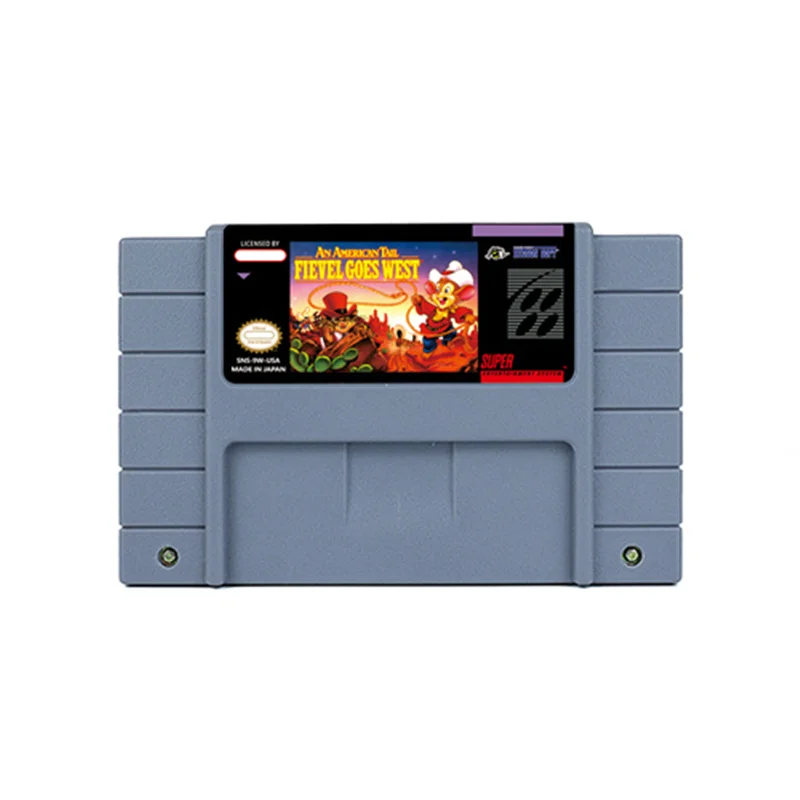 

Американский хвост Fievel идет в Западную экшн-игру для SNES 16 бит