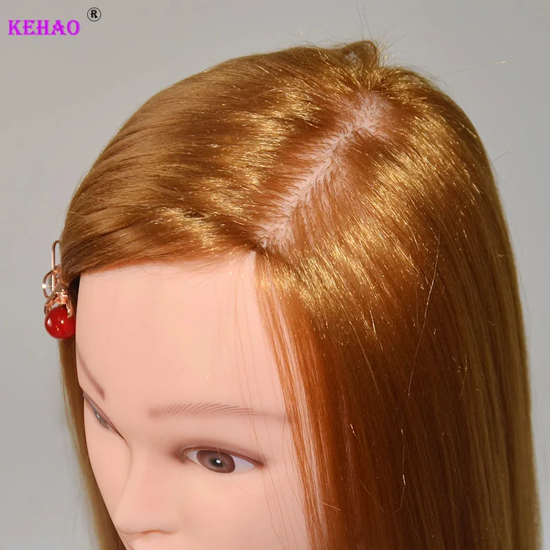 голова куклы манекен для причесок с волосами человеческие смешанные
