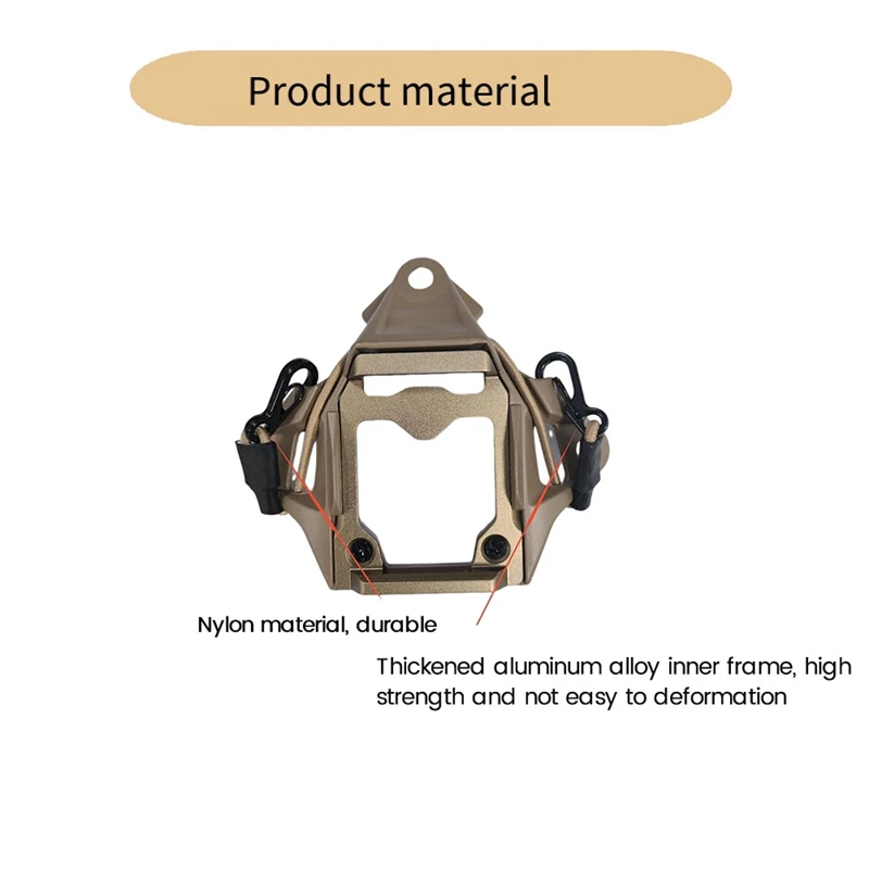 Аксессуар для держателя шлема Fast Mich штока каракатицы 3-го поколения с эластичным