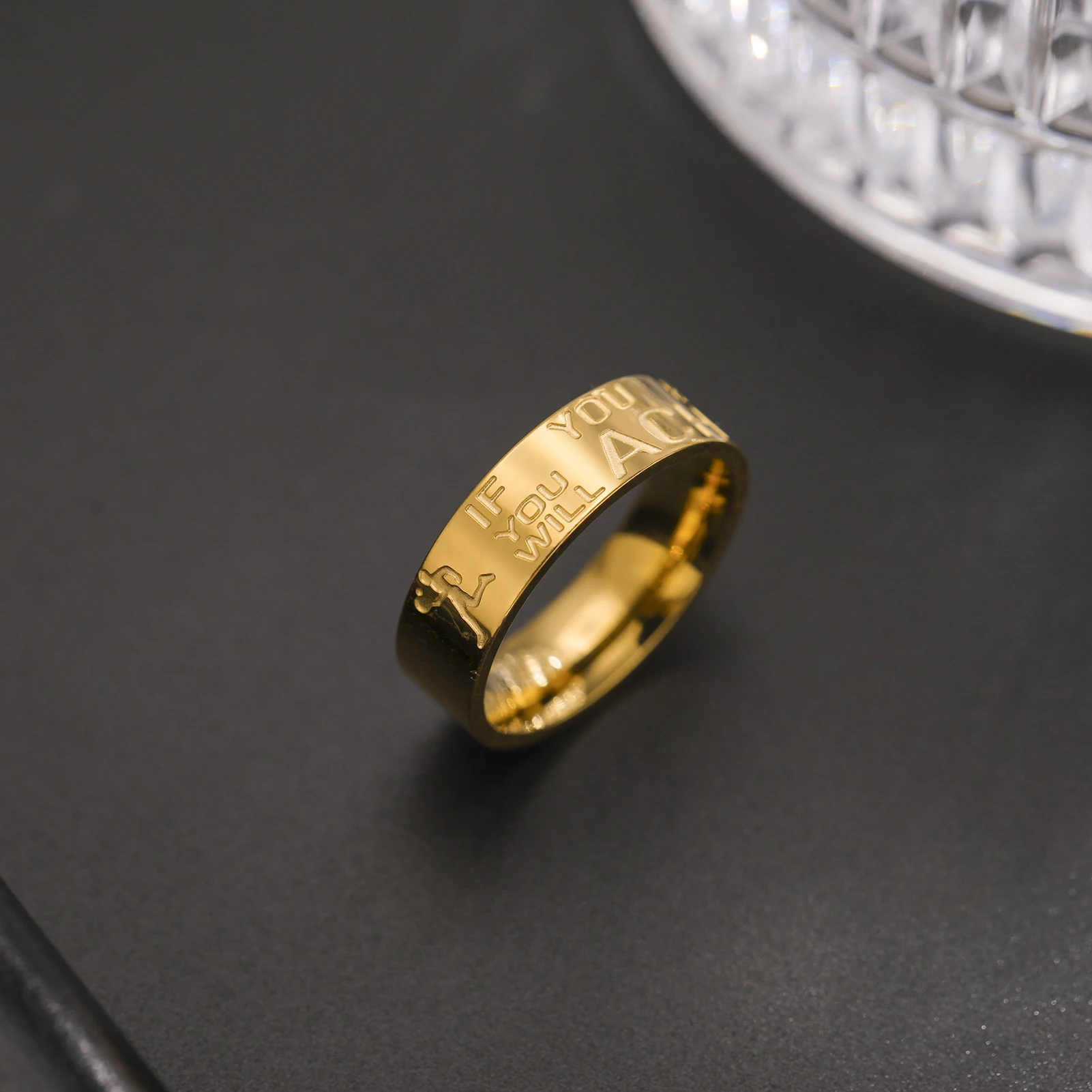 Jeshayuan если вы считаете Вы добьетесь веры кольцо смелость ободрение для