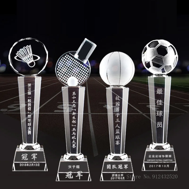 

Crystal trophy custom color printing as a prize award sports movie award delivery on behalf of crystal custom home decoration