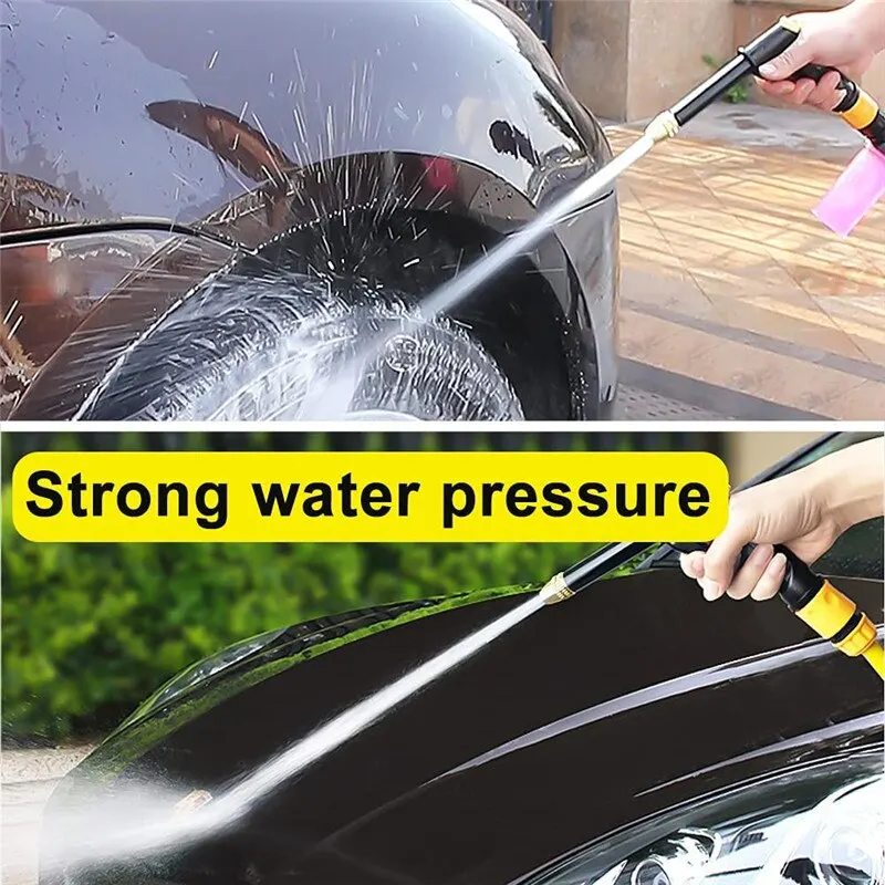 

Portable Automatic High-pressure Water Gun Car Washer Family Garden Sprinkler Nozzle Sprinkler Foam Cleaning Water Gun Car Wash