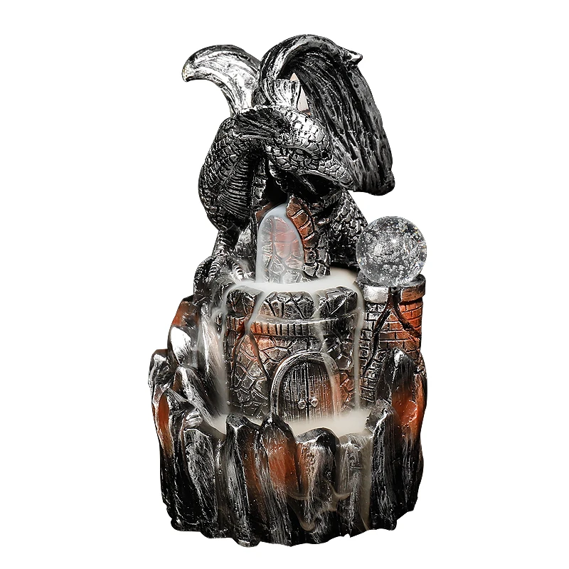 

LED Resin Dragon Incense Burner +10 Gift Incense