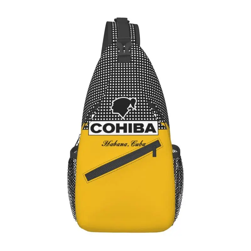 

Кубинский рюкзак Cohiba, мужской рюкзак-слинг через плечо, нагрудная сумка на заказ для путешествий, рюкзак