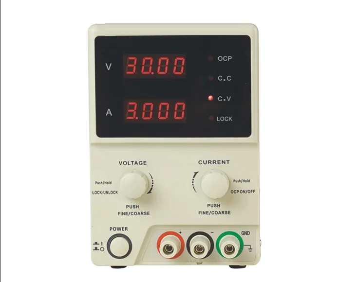 

DC regulated adjustable power supply with short circuit protection 30V5A adjustable linear regulated YS3005