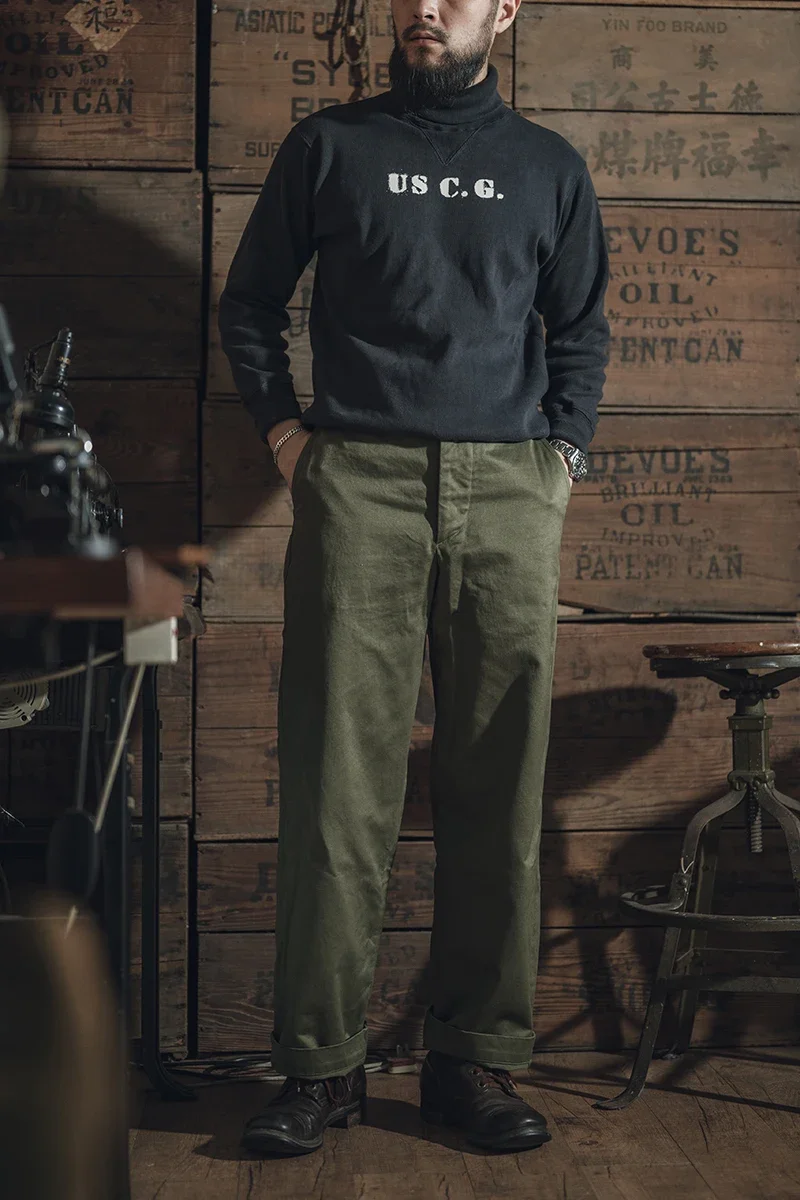 Прочная Мужская Базовая футболка с длинным рукавом и высоким воротником