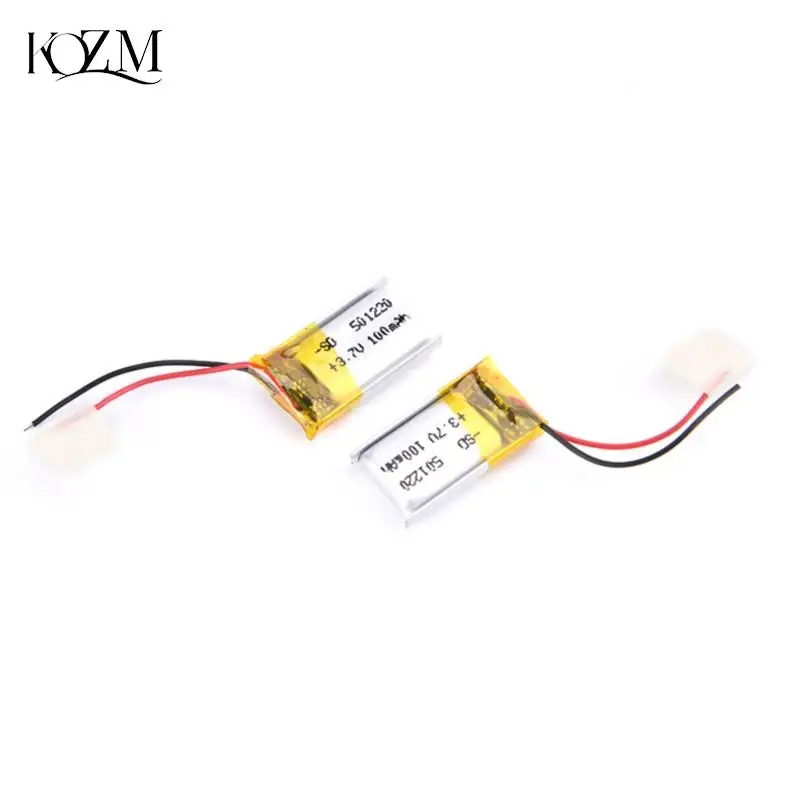 3.7V 100mAh LiPo 1S Polymer Rechargeable Battery Anki Overdrive  Headset 2pcs