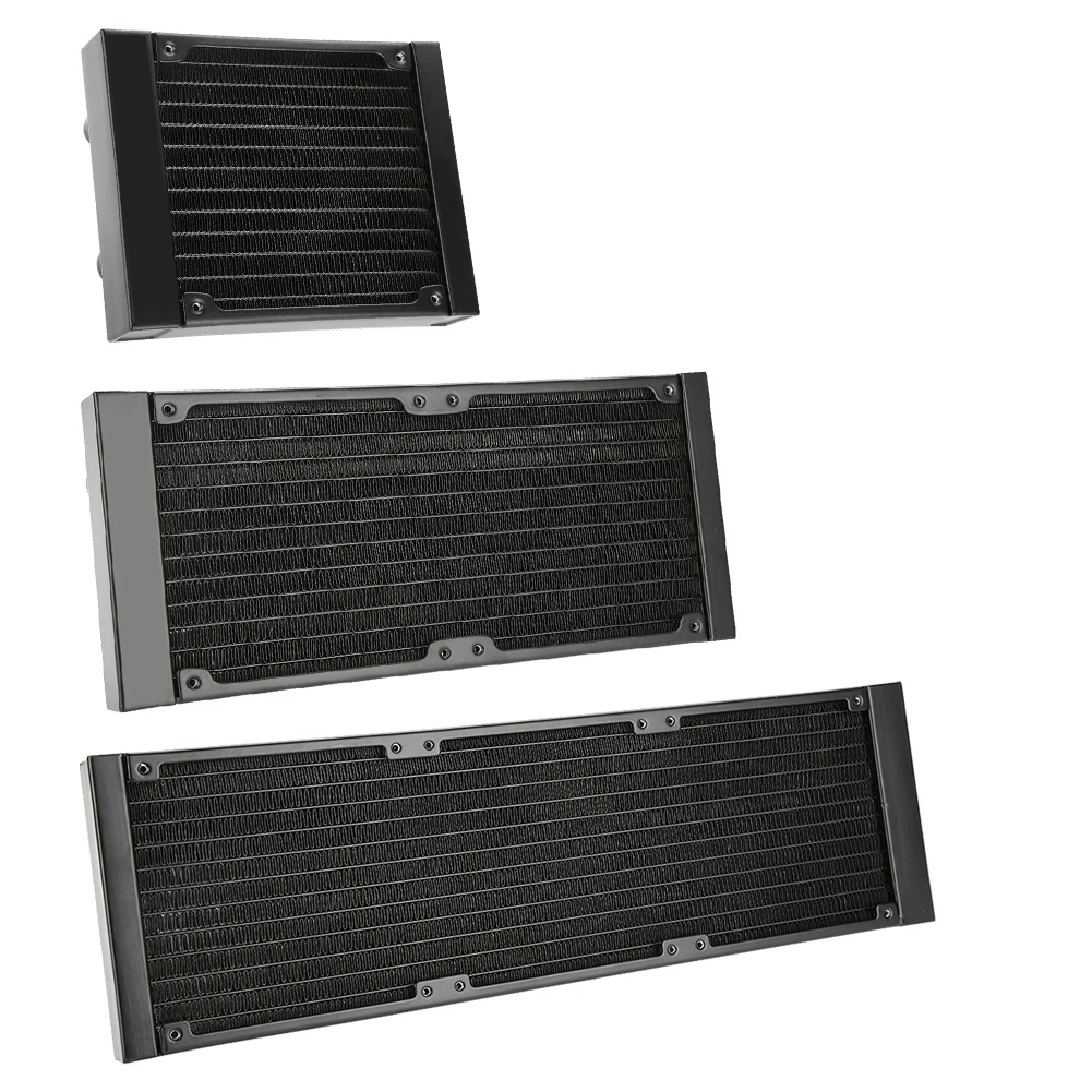 Алюминиевый компьютерный радиатор 120/240/360 мм водяное охлаждение процессора ряд