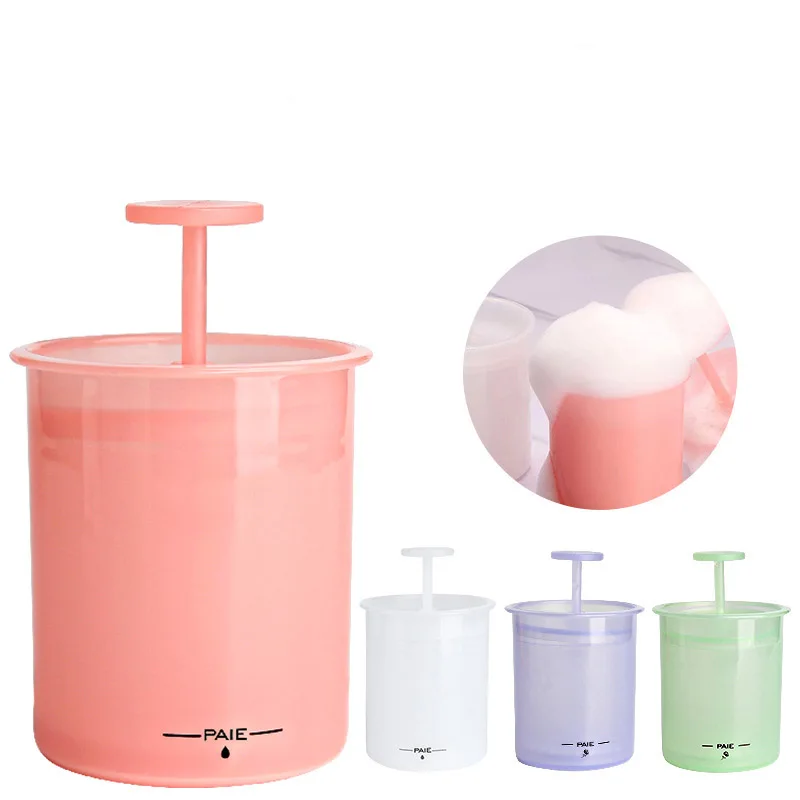 

Sdotter 1Pcs Foaming Clean Tool Portable Bubble Foamer Maker Shower Bath Shampoo Foam Whipped Bottle Cleanser Reusable Foamer De