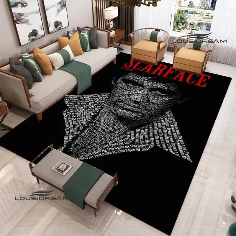 Ковры LOUSIDREAM с принтом Scarface