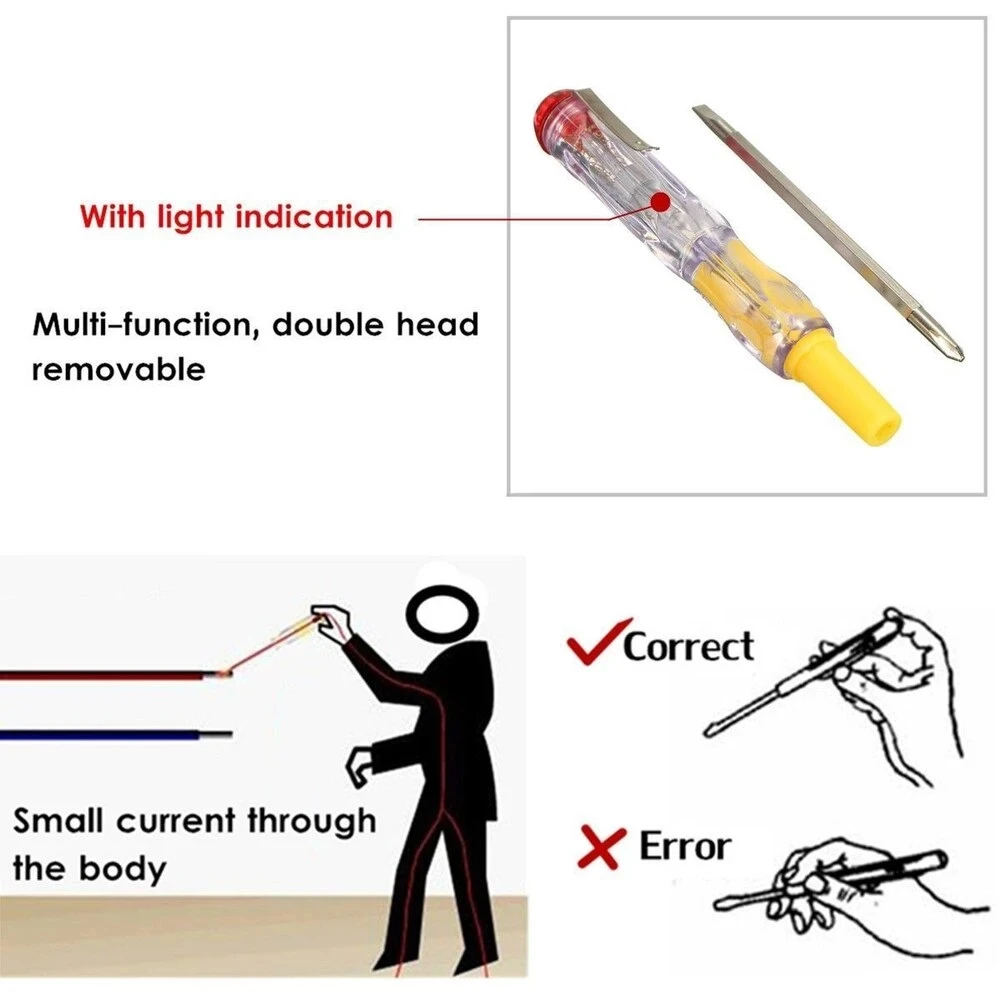 

Electrical Testers Tester Pen LED Electric Test Multifunctional Test Pencil