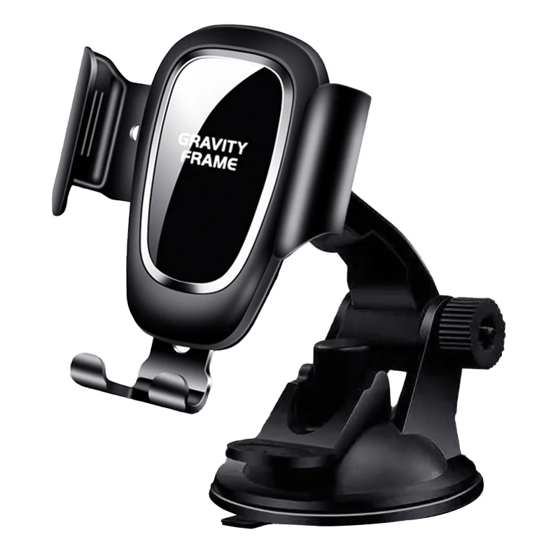 

124B Mobile Phones Holder Gravity Support Air Vent Mount Clip Bracket Stand Anti-slip