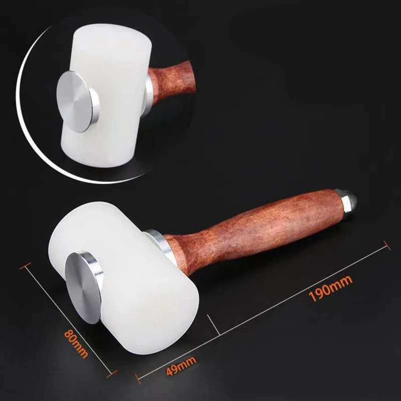 

Leather Craft Carving Hammer Cowhide Punch Cutting Sewing DIY Working Saddle Making Tools Leather Craft Tools And Supplies Kits