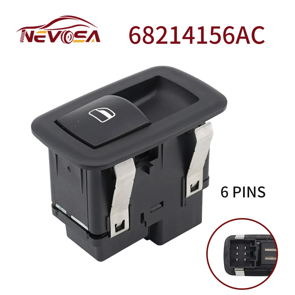 

Для Dodge Ram 1500 2500 3500 2009 2012 2018 04602864AC 68214156AC задний левый правый пассажир Кнопка стеклоподъемника автомобильные запчасти