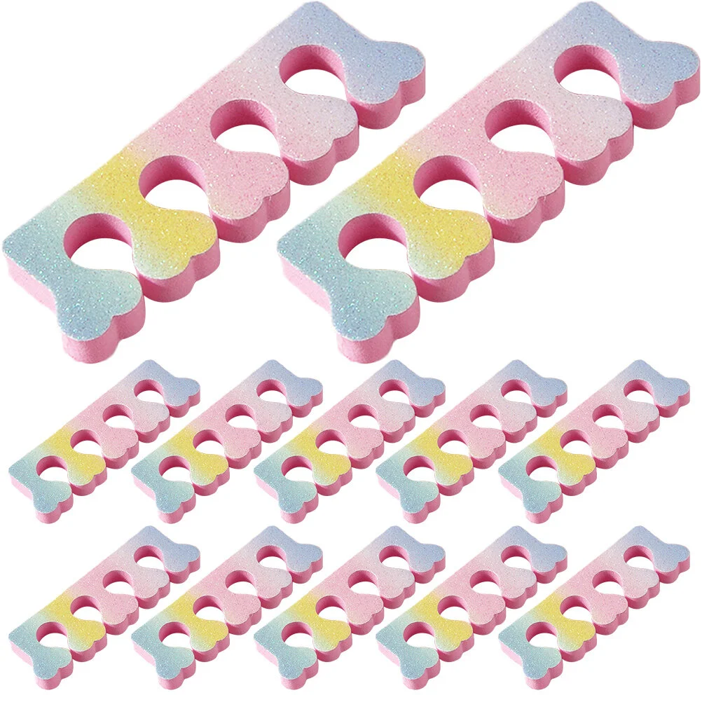 30 шт., хлопковые разделители для ногтей, 9 х3 см