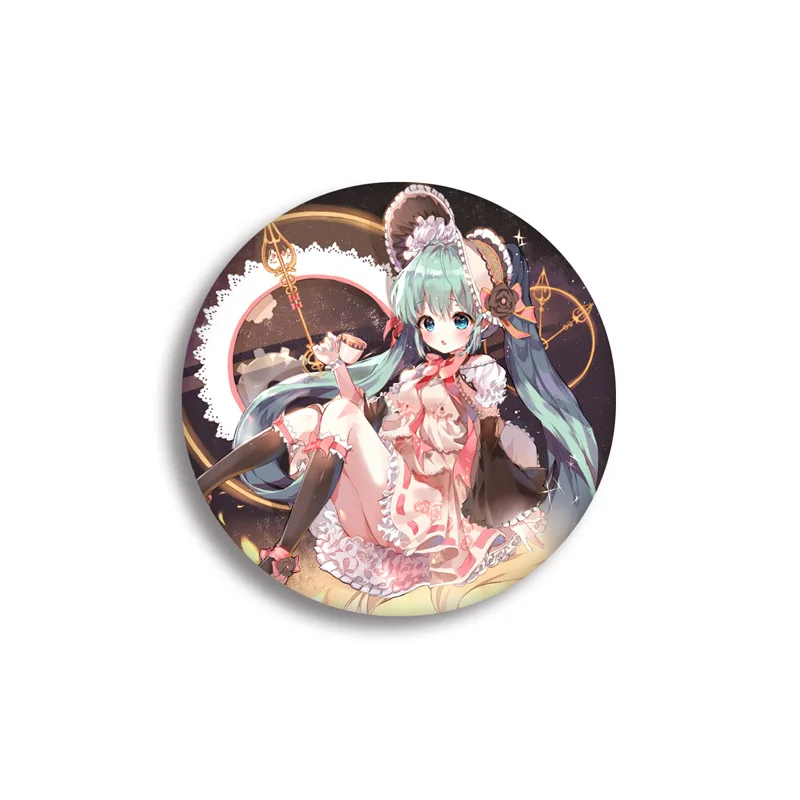 Детская эмалированная брошь Hatsune Miku значок аниме в японском стиле Милая на рюкзак