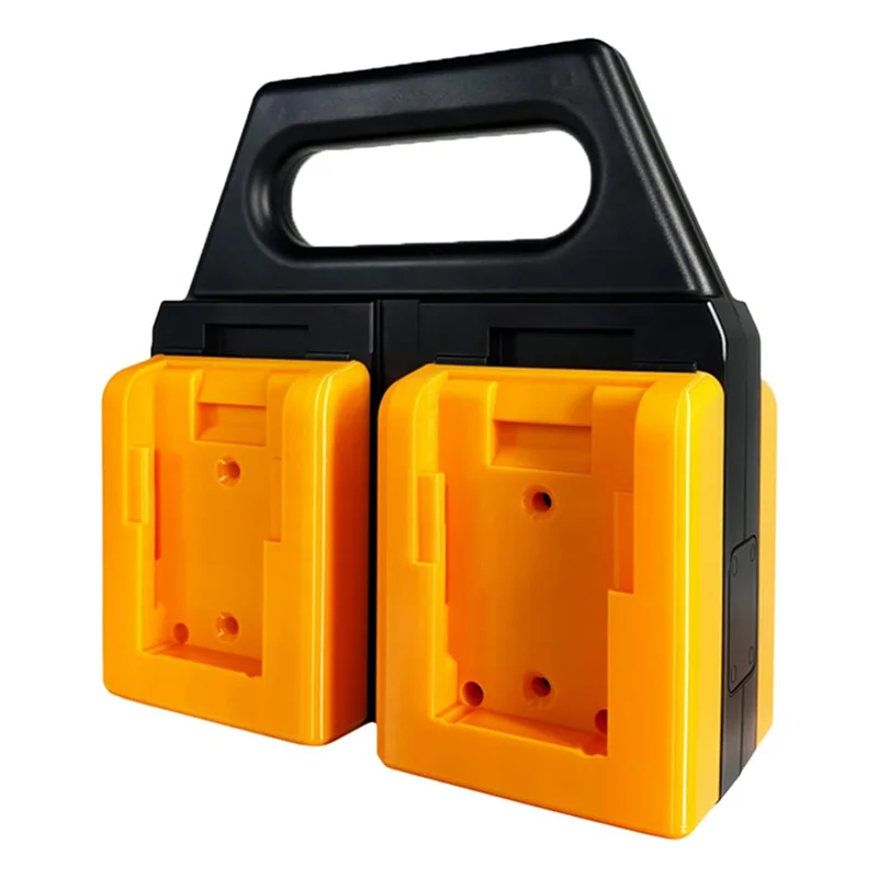 Фото AT19-для органайзера для батарей 20 В, 4 слота, портативная сумка для хранения батарей, сумка для инструментов и кронштейн для рабочего места, держатель для монтажа в стойку №1