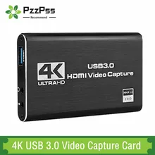 4K HDMI-compatible To USB 3.0 Video Capture Card Dongle 1080P 60fps Video Recorder For OBS Capturing Game Game Capture Card Live