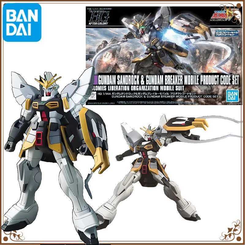 Оригинальная аниме-модель Bandai GUNDAM HGUC XXXG-01SR SANDROCK экшн-фигурка в сборе игрушки для