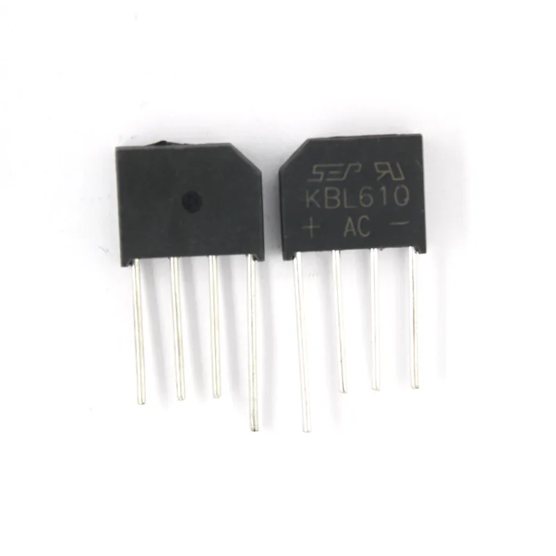 

5PCS KBL610 6A 1000V Rectifiers Diode Bridge Rectifier Immersion DIY Electronic Components Kit Throught Hole In Stock