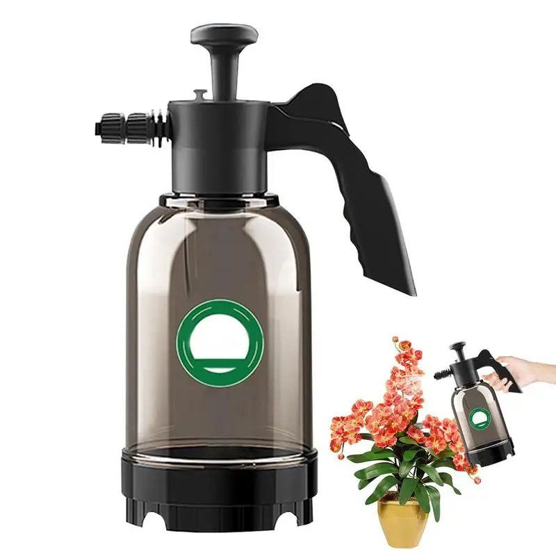 

2L Hand Pressure Sprayer Pump Type Watering Spray Pot For Garden Irrigation Gardening Tools Fan-shaped Car Wash Foam Sprayer