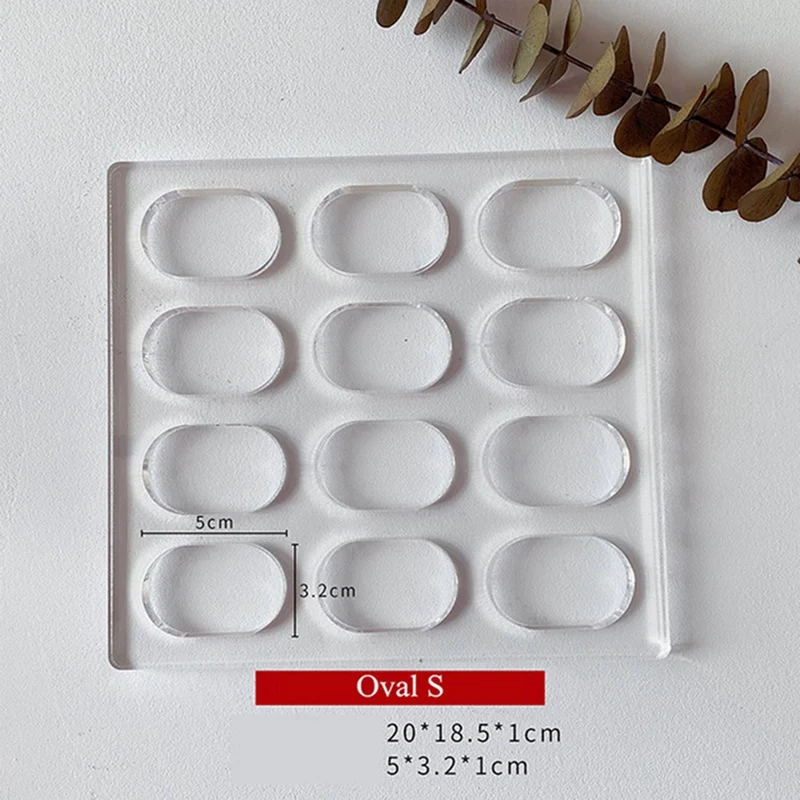 3X прозрачная поликарбонатная форма для торта овальной формы Dakovaz пирожных