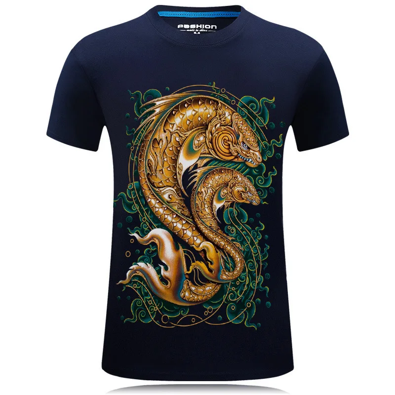 

3949 Men's T-Shirts Summer Short Sleeve t shirt men Simple creative design line cross Print cotton Brand shirts Men Top Tees