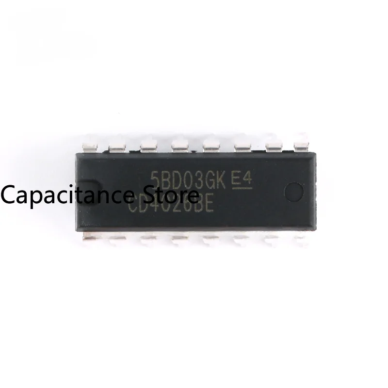 

10PCS Original Genuine Direct Insert CD4026BE DIP-16 Logic Chip Decimal Counter/Divider