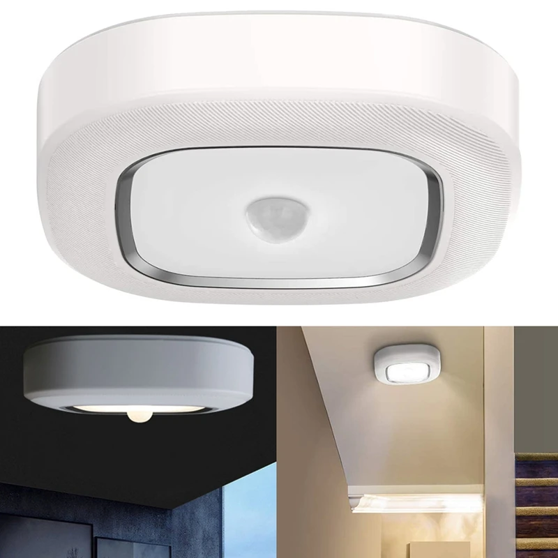 

Motion Sensor Ceiling Light Indoor Wireless LED Ceiling Light Battery Powered For Stairway