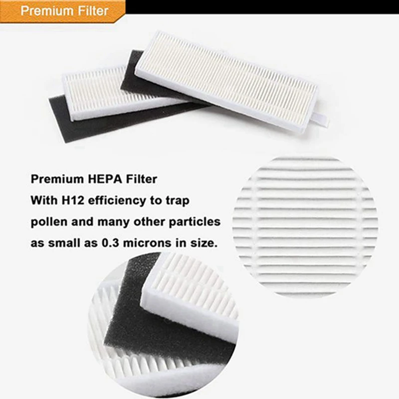 HEPA-фильтр основная боковая щетка швабры для Ilife A7 A9S/DEXP LF800 Genio Deluxe 500 детали