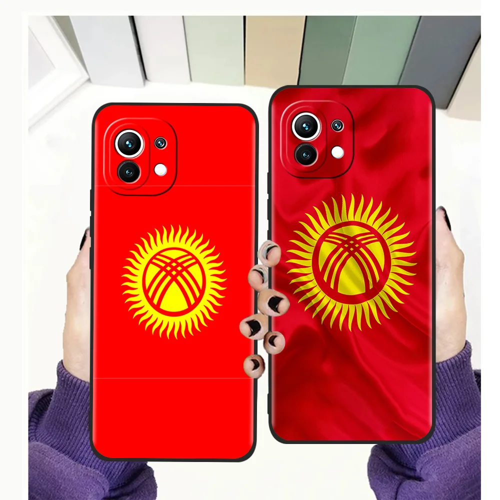 

National Flag Of Kyrgyzstan Phone Case For Xiaomi Poco X3 X4 NFC F3 M3 GT 11 Ultra 11X 11i Pro Plus 9T Note 10 10T Lite 5G Soft