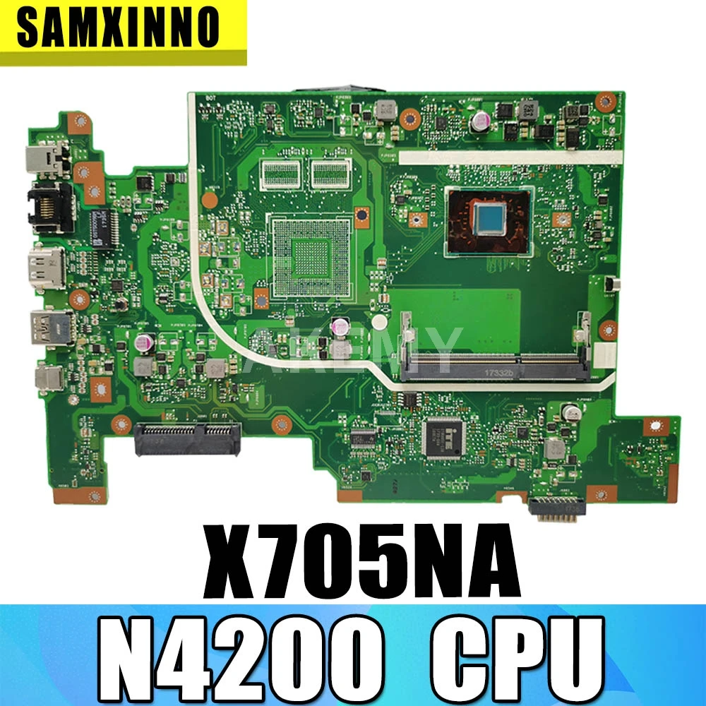 

Материнская плата для ноутбука ASUS Vivobook 17 X705NA X705NC X705N X705UA X705, материнская плата N4200 CPU HD GMA