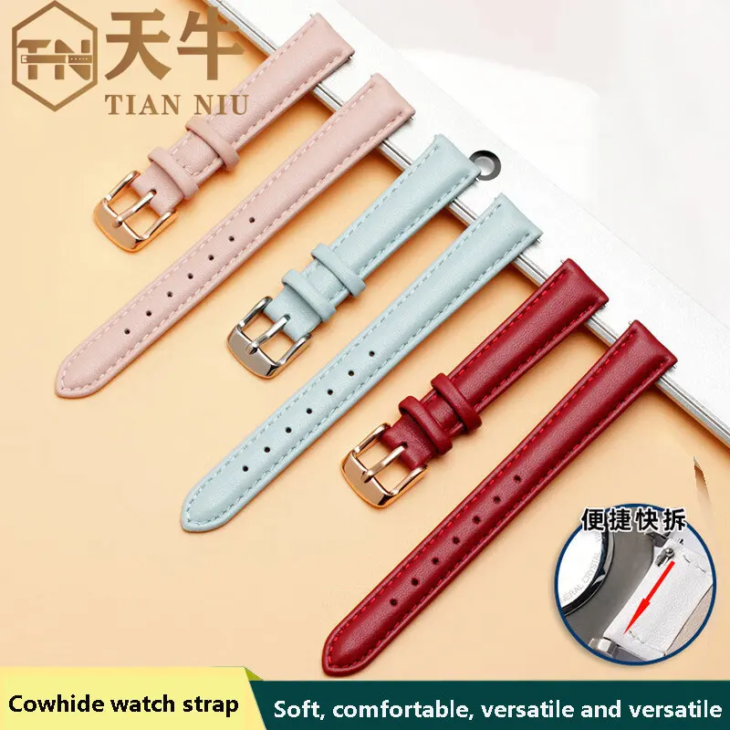 Ремешок из быстросъемной воловьей кожи для наручных часов Garmin new watch Lily 2 ремешок