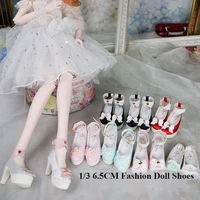 new pu leather 13 6 5cm doll wearing play house accessories 60cm doll boots differents color fabric shoes