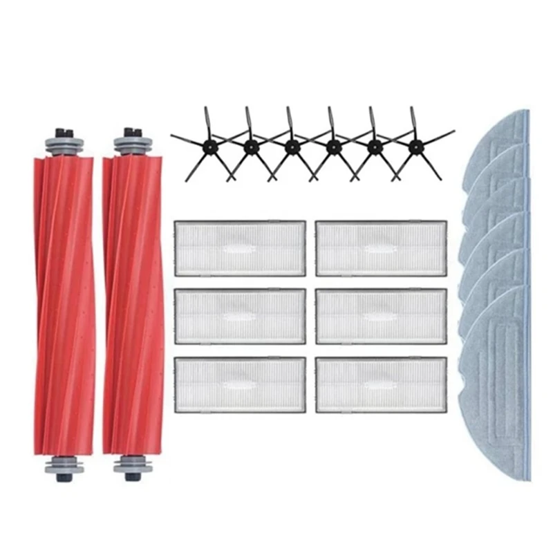 

1Set for Xiaomi Roborock S7 T7S Plus Main Side Brush Mops Cloths HEPA Filter Kit Robotic Vacuum Cleaner Spare Parts
