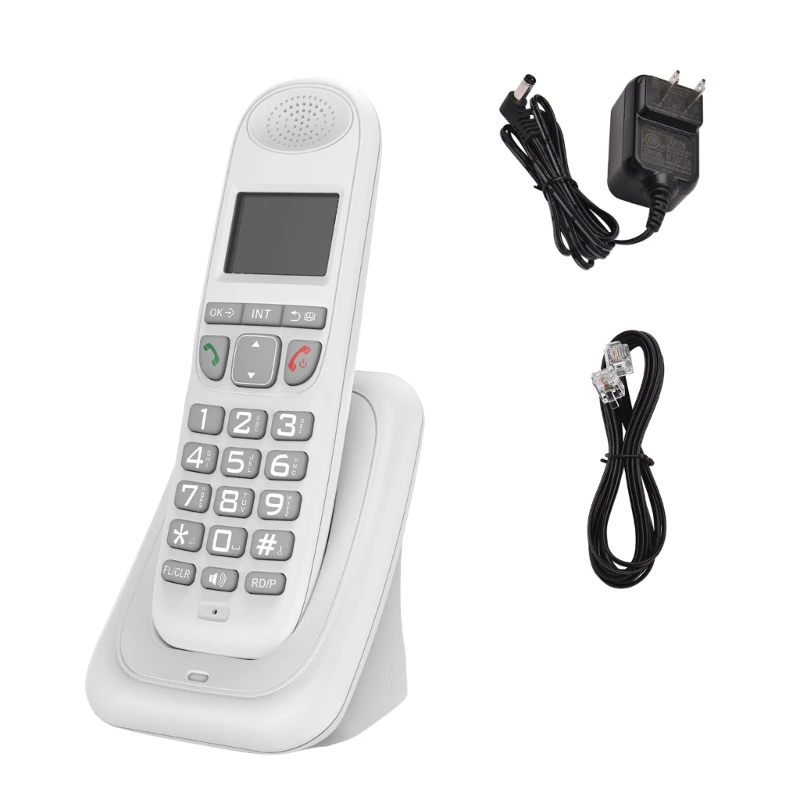 

Cordless Telephone With Multi Languages Caller Display Handfree Backlit Phone Handsfree For Home Office Desktop D1003