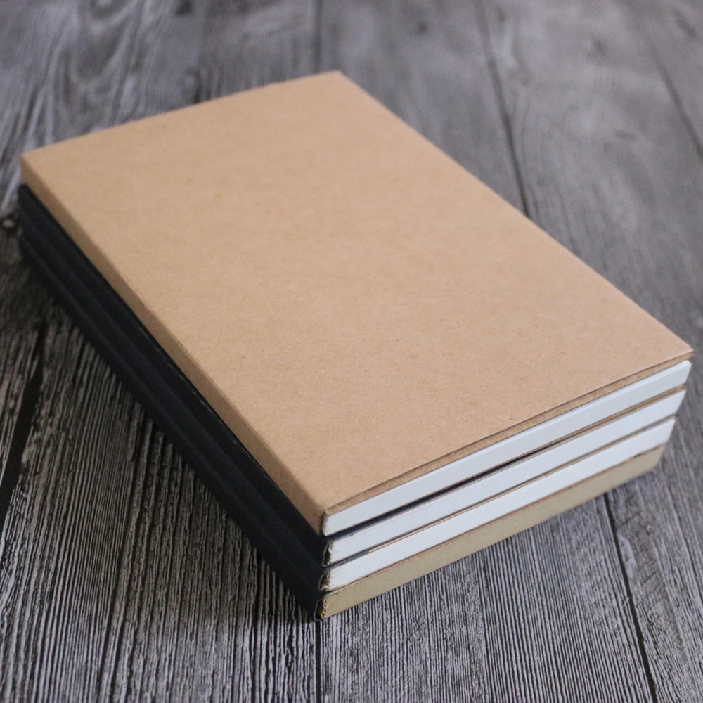 Capa de Papelaria Clássica Vintage Artesanato Escritório Escola Cores de Capa Tipos de Papel Interno a6