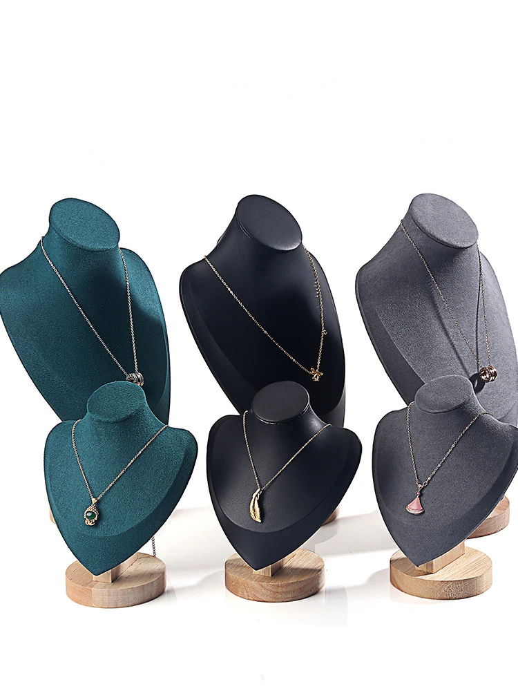 Portrait Model Display Stand Necklace Storage Rack Jewelry Counter Ornament Jewelry Boxes and Packaging Jewelry Display