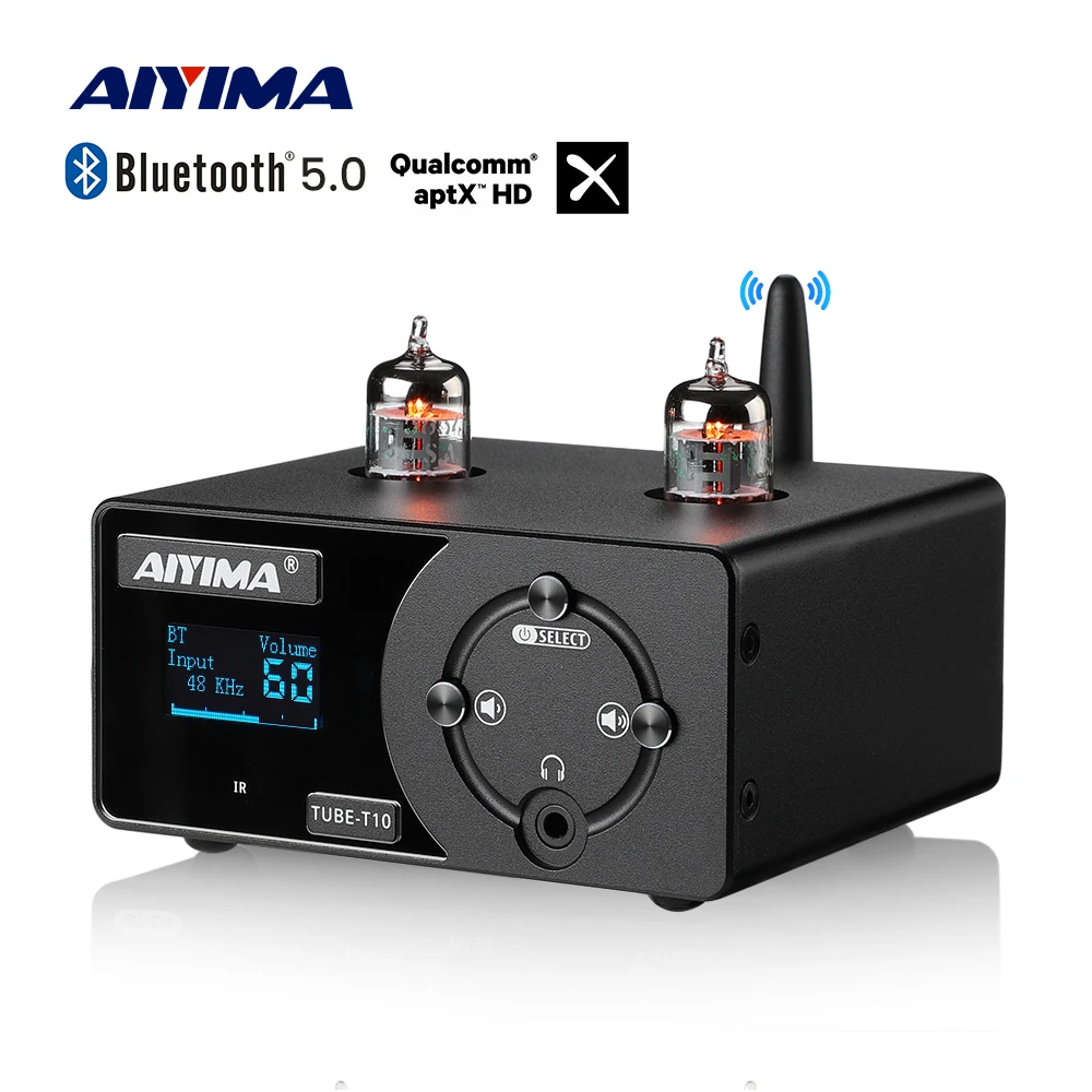Усилитель для наушников AIYIMA APTX Bluetooth Hi-Fi декодер домашнего кинотеатра USB DAC