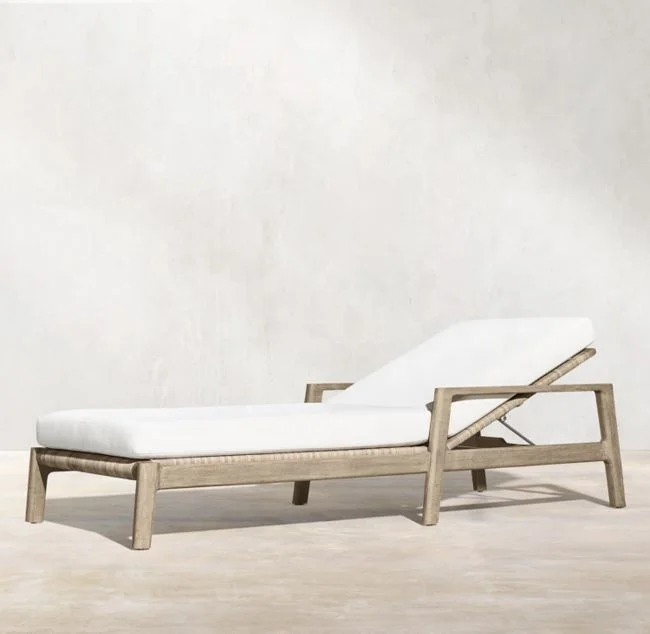 

Luxury Teak Garden Furniture Outdoor Patio Sun Loungers for Pool Side Teak Lounge Chairs