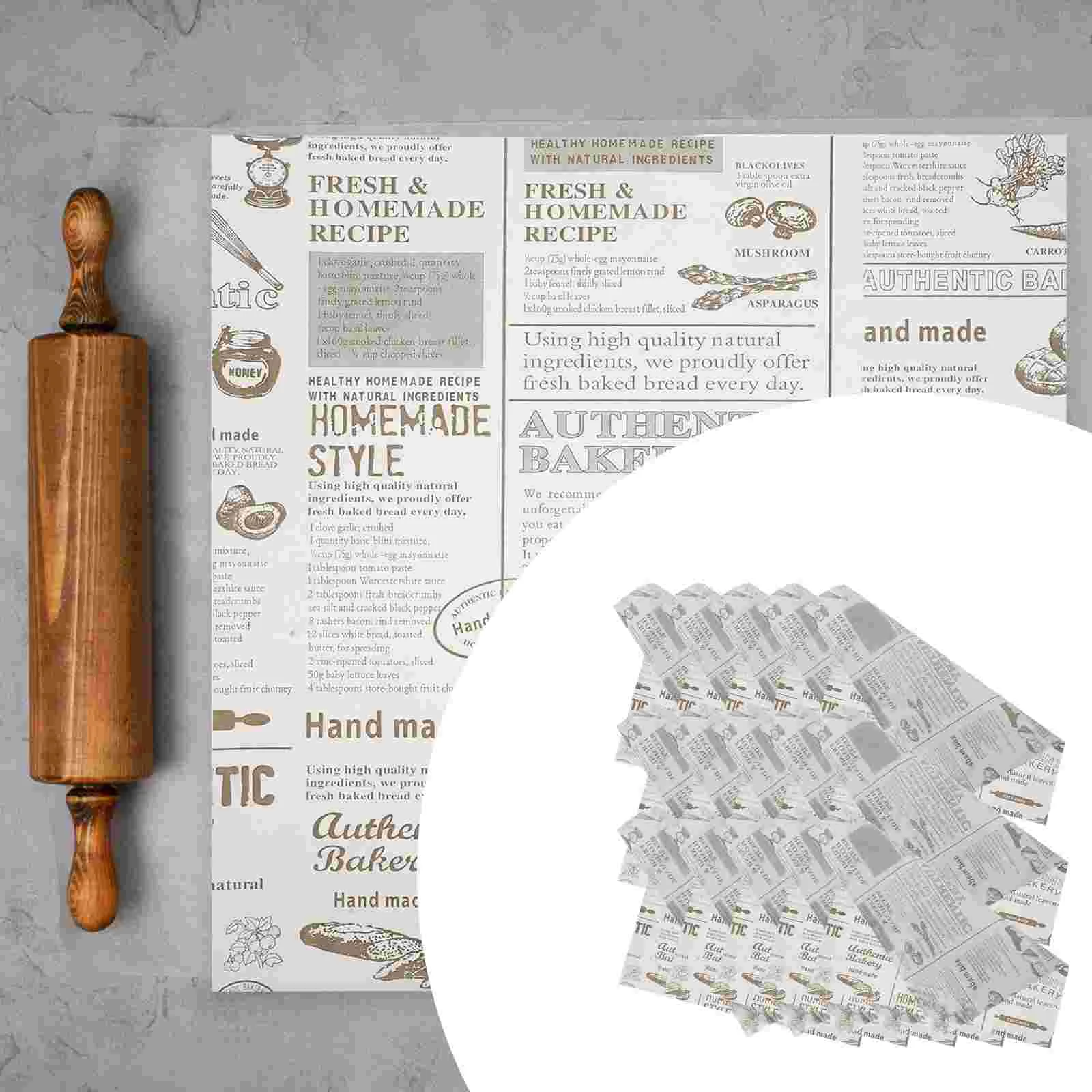 

Paperwrapping Baking Deli Sheets Wax Liners Sandwich Wrap Tissue Basket Grade Grease Parchment Cake Oil Anti Resistant